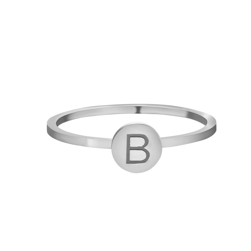 Ring initials b #16